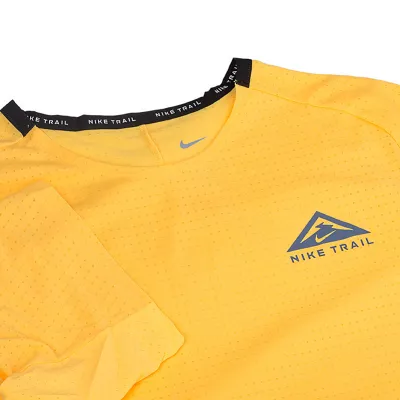 Чоловіча Футболка Nike M NK DF SOLAR CHASE SS TOP Помаранчевий XL (DV9305-848) - 2 - Robinzon.ua