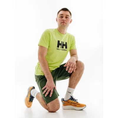 Мужская Футболка HELLY HANSEN HH LOGO T-SHIRT Салатовый L (7d33979-395 L) - 3 - Robinzon.ua
