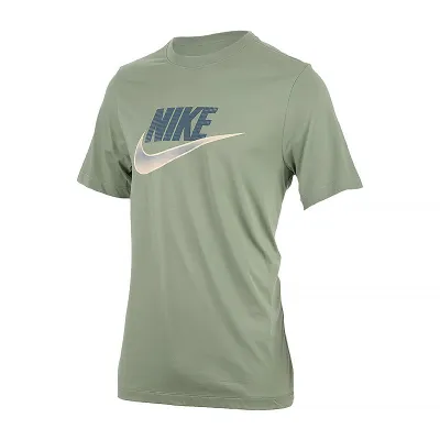 Мужская Футболка Nike M NSW TEE 12MO FUTURA Зеленый XS (DZ5171-386) - 1 - Robinzon.ua