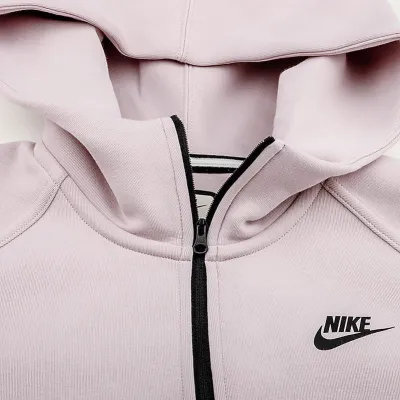 Женская Толстовка Nike W TCH FLC WR FZ HDY Розовый S (7dFB8338-019 S) - 2 - Robinzon.ua