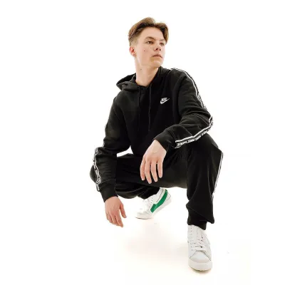 Мужской Костюм спортивный Nike M NK CLUB FLC GX HD TRK SUIT Черный L (7dFB7296-010 L) - 2 - Robinzon.ua