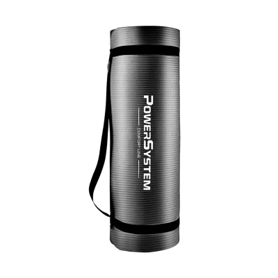 Коврик для йоги и фитнеса Power System PS-4017 NBR Fitness Yoga Mat Plus Black (180х61х1) - 1 Коврик для йоги и фитнеса Power System PS-4017 NBR Fitness Yoga Mat Plus Black (180х61х1) - 1 - Robinzon.ua