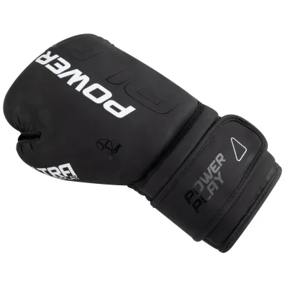 Боксерские перчатки PowerPlay 3024 Ultra Mat Черно-Белые 16 унций - 3 - Robinzon.ua