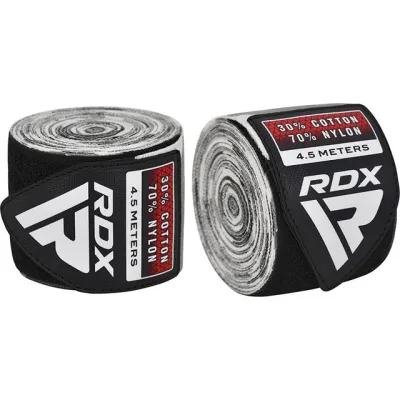 Бинти для боксу RDX WX Professional Boxing Hand Wraps Camo Grey (4.5м.) - 1 - Robinzon.ua