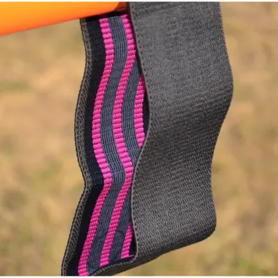 Тканая резинка для фитнеса и спорта Power System PS-4091 Booty Band LVL 1 Black/Pink (d_64 см. нагрузка 18-23кг.) - 5 - Robinzon.ua