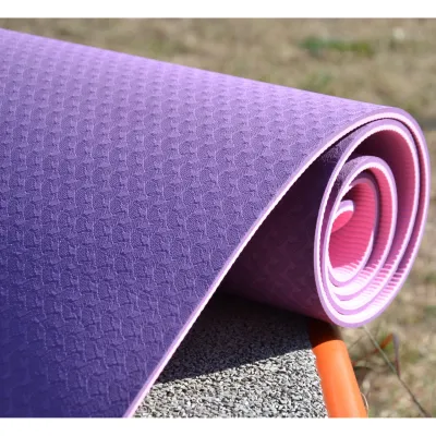 Коврик для йоги и фитнеса Power System PS-4060 TPE Yoga Mat Premium Purple (183х61х0.6) - 4 - Robinzon.ua