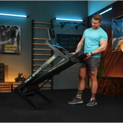 Бігова доріжка електрична Trex Sport TX-700TM RUNVO чорний - 6 - Robinzon.ua