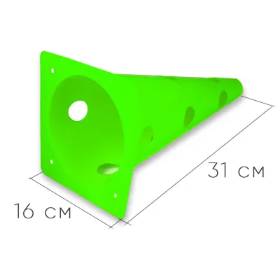 Конус-фішка спортивна EasyFit 31 см зелена - 1 - Robinzon.ua