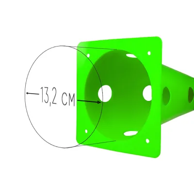 Конус-фішка спортивна EasyFit 31 см зелена - 2 - Robinzon.ua