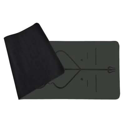 Килимок для йоги професійний EasyFit Pro каучук 5 мм Чорний - 2 Килимок для йоги професійний EasyFit Pro каучук 5 мм Чорний - 2 - Robinzon.ua