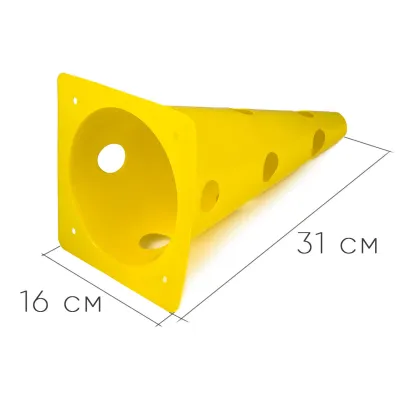 Конус-фішка спортивна EasyFit 31 см жовта - 1 Конус-фішка спортивна EasyFit 31 см жовта - 1 - Robinzon.ua