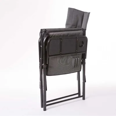 Стілець "Режисер з полицею" d25 мм (Меланж, Сірий) - 4 - Robinzon.ua