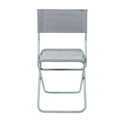 Стілець "Рибак Економ зі спинкою" d16 мм (Меланж, Сiрий) - 1 - Robinzon.ua