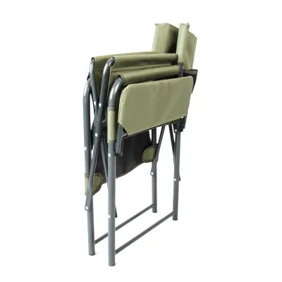 Стул "Режиссер с мягкой полкой Эконом" d25 мм (Оксфорд, Хаки). - 2 - Robinzon.ua