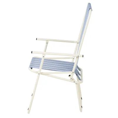 Стул "Дачный" d18 мм (Текстилен, Голубая полоса). - 1 Стул "Дачный" d18 мм (Текстилен, Голубая полоса). - 1 - Robinzon.ua
