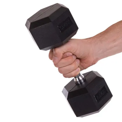 Гантель 7.5 кг цельная шестигранная SP-Planeta-80075-7_5 - 4 - Robinzon.ua