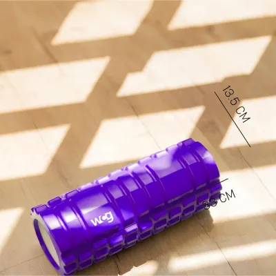 Массажный роллер для йоги K1 33*14 фиолетовый - 5 - Robinzon.ua