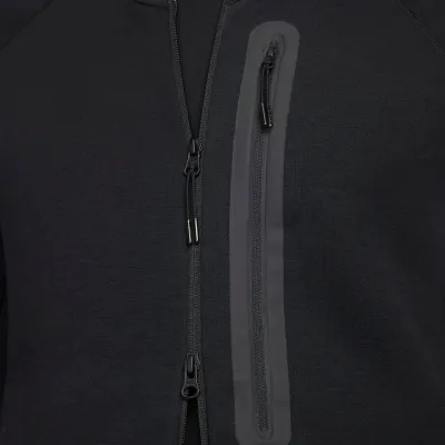 Мужская Куртка Nike M NK TCH FLC N98 JKT Черный S (7dFB8008-010 S) - 2 - Robinzon.ua