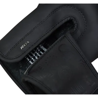 Боксерські рукавиці RDX F15 Noir Matte Black 10 унцій (капа в комплекті) - 5 - Robinzon.ua