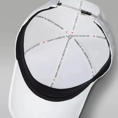Бейсболка Jordan UJ RISE CAP S CB MTL JM Белый L-XL (7dHM5750-100 L-XL) - 4 - Robinzon.ua