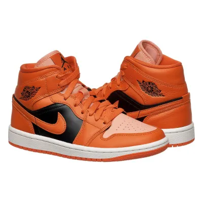 Женские Кроссовки Air Jordan 1 Mid Оранжевый 42 (7dDM3381-600 42) - 3 - Robinzon.ua