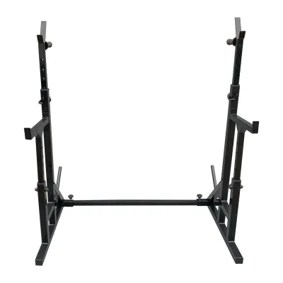 Стійки під штангу 40 на 40 мм Чорний зі страхувальними упорами, брусами та штирями для зберігання блінів - 2 Стійки під штангу 40 на 40 мм Чорний зі страхувальними упорами, брусами та штирями для зберігання блінів - 2 - Robinzon.ua