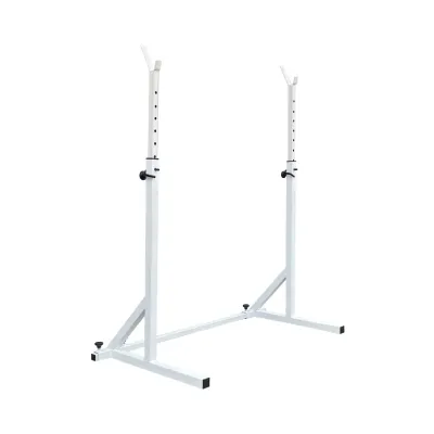 Стійки під штангу для присяд та жиму 50 на 50 мм до 250 кг білий - 1 Стійки під штангу для присяд та жиму 50 на 50 мм до 250 кг білий - 1 - Robinzon.ua