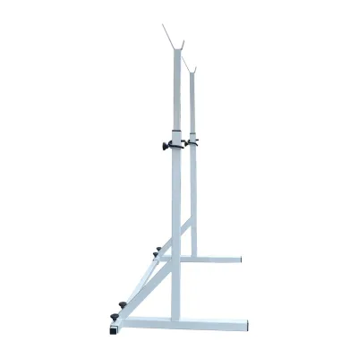 Стійки під штангу для присяд та жиму 50 на 50 мм до 250 кг білий - 4 Стійки під штангу для присяд та жиму 50 на 50 мм до 250 кг білий - 4 - Robinzon.ua