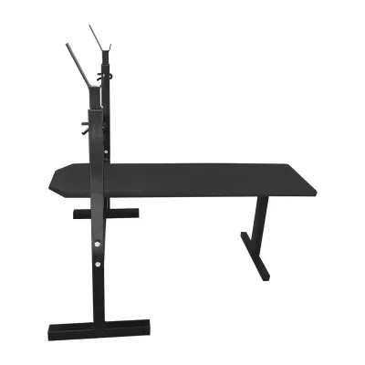 Скамья для жима со стойками горизонтальная Черный - 1 - Robinzon.ua