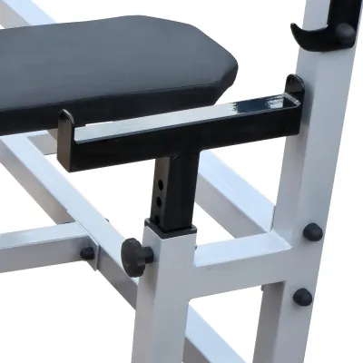 Скамья горизонтальная профессиональная для жима со страховкой 60 на 60 мм - 3 - Robinzon.ua