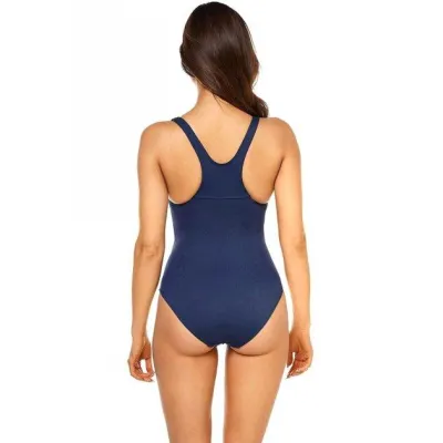 Купальник суцільний жіночий Aqua Speed Stella Lady Чорний Блакитний (L) 40 (299-41) - 3 - Robinzon.ua