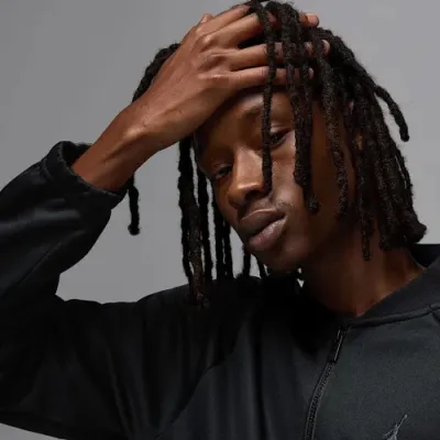 Чоловіча Спортивна кофта Jordan MBRK TRACK SUIT JKT Чорний M (7dHF9339-010 M) - 2 - Robinzon.ua