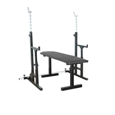 Скамья горизонтальная для жима + Стойки со страховкой 40 на 40 мм. - 1 - Robinzon.ua
