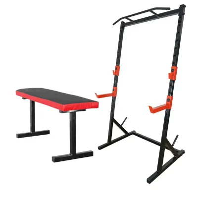 Скамья горизонтальная для жима + Стойки с турником 50 на 50 мм - 2 - Robinzon.ua