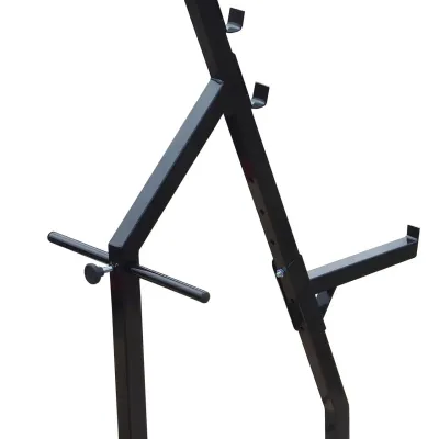 Скамья регулируемая для жима 30 на 30 мм + Стойки со страховкой 40 на 40 мм и штырями под блины - 5 - Robinzon.ua