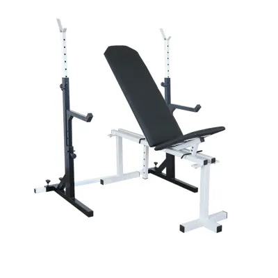 Скамья регулируемая для жима 40 на 40 мм + Стойки со страховкой 40 на 40 мм - 1 - Robinzon.ua