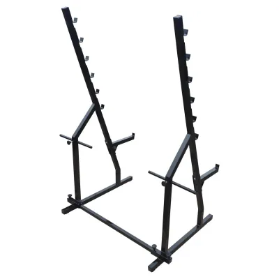 Скамья регулируемая для жима 40 на 40 мм + Стойки со страховкой 40 на 40 мм и штырями под блины - 1 - Robinzon.ua