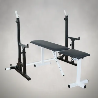 Скамья регулируемая 40 на 40 мм + Стойки со страховкой 50 на 50 мм - 1 - Robinzon.ua