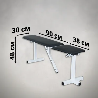 Скамья регулируемая 40 на 40 мм + Стойки со страховкой 50 на 50 мм - 3 - Robinzon.ua