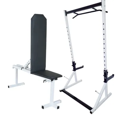 Скамья регулируемая 40 на 40 мм + Стойки с турником 50 на 50 мм - 1 - Robinzon.ua