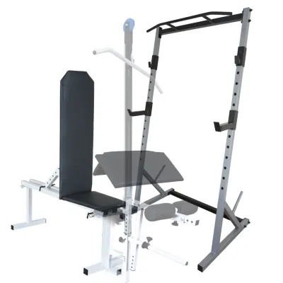 Скамья регулируемая 40 на 40 мм + Стойки с турником 50 на 50 мм - 3 - Robinzon.ua