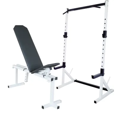 Скамья регулируемая 40 на 40 мм + Стойки с турником 50 на 50 мм - 4 - Robinzon.ua