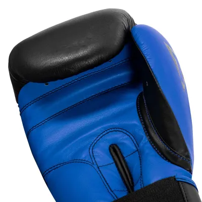 Боксерські рукавиці TITLE Boxing Dynamic Strike Black/Blue 12 oz - 4 - Robinzon.ua