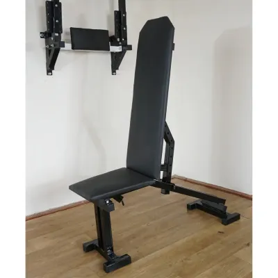 Скамья для жима регулируемая 40 на 40 мм + Стойки для приседания под штангу 50 на 50 мм - 5 - Robinzon.ua