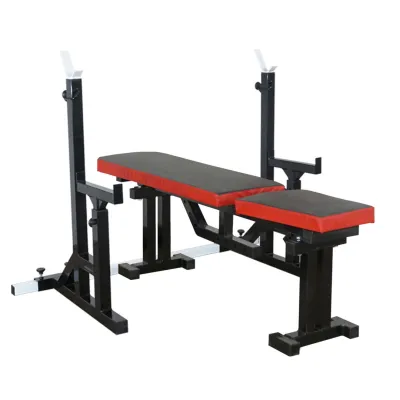 Скамья для жима регулируемая 40 на 40 мм + Стойки со страховочными упорами 50 на 50 мм - 2 - Robinzon.ua