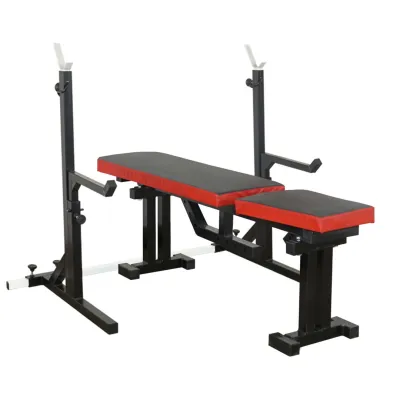 Скамья для жима регулируемая 40 на 40 мм + Стойки со страховкой 40 на 40 мм - 1 - Robinzon.ua