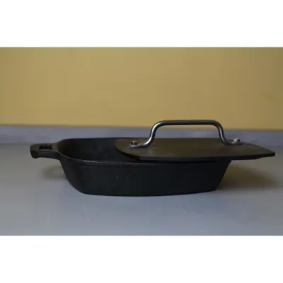 Чугунная сковорода-гриль 24 см. Broil King 91658. - 2 - Robinzon.ua