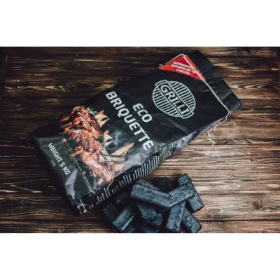 Древесно-угольный экобрикет 5кг GRILLI 77777. - 5 - Robinzon.ua