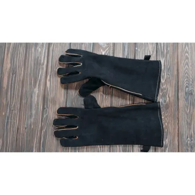 Термостійкі шкіряні рукавички для гриля 2 шт. GRILLI 777702 - 3 Термостійкі шкіряні рукавички для гриля 2 шт. GRILLI 777702 - 3 - Robinzon.ua