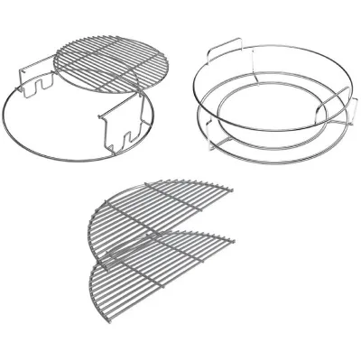 Решётка на 5 уровней для гриля L металлическая Big Green Egg 120762. - 2 - Robinzon.ua